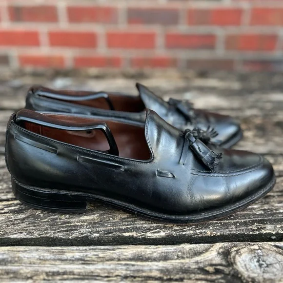 NEW Allen Edmonds Grayson Black Tassel Loafers 9 D Allen Edmonds  main image 4